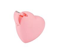 ZJchao Shape Tape, 1 Eyelash Extension Tape Dispenser Pink with Heart Shaped Cutter Adhesive Dispenser Pink Makeup for Daily Use, Portable Eyelash Extension