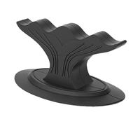 ZJchao Silicone Nail Finger Holder, Whale Tail Design with Strong Suction Cup Base, for Non Slip Nail Art Practice At Home or Salon (Black)