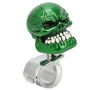 ZJchao Skull Steering Wheel Knob Spinner Suicide Handle for Cars Trucks Tractors Boats with Rustproof Resin Metal Material Nonfading Sturdy Durable (Green)