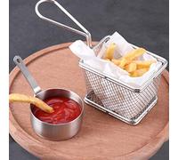 ZJchao Small Sauce Cup,Stainless Steel Gravy Sauce Cup,Dipping Sauce Cup, Pepper Sauce Bowl Utensil Tableware Kitchen Tool with Handle