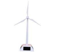 ZJchao Solar Windmill, Wind Turbine Model Pinwheel Model Educational Toy Children Plastic Science Teaching Tool Diy Solar Powered Windmill for Decorative Item or Teaching Tools