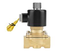 ZJchao Solenoid Valve, Air Valve 12V Solenoid 12V DC G3/4" N/O Normally Open Type Brass Electric for Water Air
