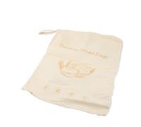 ZJchao Sourdough Bread Bags Reusable Beeswax Bread Bags 2 Pack Food Grade Cotton Storage with Zip Closure for Homemade Freshness 48 Hours 13x17 Inches