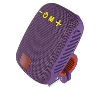 ZJchao Speaker for Am Bluetooth Bike Speaker Handlebar Mounted IPX5 FM Radio Portable Design for Cycling Music Enjoyment (Purple)