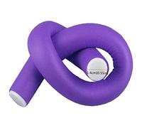 ZJchao Spiral Twist Hair Curlers Flexible Curler Curling Rods Styling Tools for Creating Waves Curls Multi Colored Sizes No Heat Damage Safe for All Hair Types Rubber Material 10Pcs Set (of. 6 1CM)