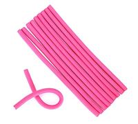 ZJchao Spiral Twist Hair Curlers Flexible Curler Curling Rods Styling Tools for Creating Waves Curls Multi Colored Sizes No Heat Damage Safe for All Hair Types Rubber Material 10Pcs Set (of. 70.8CM)