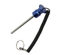 ZJchao Stack Magnetic Weight Weight Machine Pin Magnetic 8x125mm with Pull Rope - Universal Selector Pin for Strength Training - Iron & Aluminum - Easy to Use and Loss Proof (Blue)