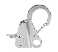 ZJchao Stainless Steel Adjustable Sliding Boat Anchor Hook Knotless System with Spring Lock for 3/8 Inch Lines (Original Color)