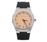 ZJchao Stainless Steel Quartz Watch 50m Scratch Resistant Luxury Casual Soft Strap for Men Wristwatch [Luxury Style for Daily Wear] (Beige)