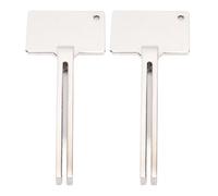 ZJchao Stainless Steel Toothpaste Squeezer, Metal Tube Presser Key Roller, 2 Pcs Tube Squeezer for Toothpaste Hair Dye Paint Cosmetics with Hanging Hole