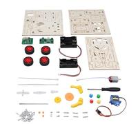 ZJchao STEM RC Car Kit, DIY Model Cars Kit, Enhancing Practical Abilities, Easy Assembly for Kids 6 and Up, with Installation Tools, Made of Beech Wood, Ideal for Developing STEM Skills