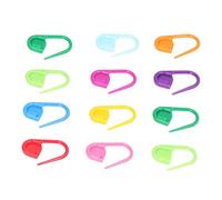 ZJchao Stitch Markers, 100pcs 23x13mm Colorful Crochet Markers Allow You to Clearly See Crochet Accessories for Marking Counting