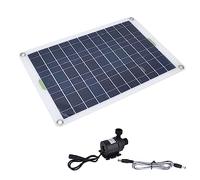 ZJchao Submersible Powerful Pond Solar Water Pump Kit 800L/h Eco-Friendly Solar Pond Pump for Gardens Durable Silicone Plastic Design
