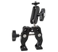 ZJchao Super Clamp Multi-Functional Aluminum Alloy Camera Clip Bracket with 360-Degree Rotation and Wide Clamping