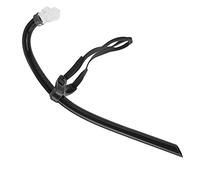 ZJchao Swimming Snorkel For Swimming Laps, Swim Snorkel Front Mounted Gear Silicone Mouthpiece Training Breath Gear Swim Training Breath (Black)