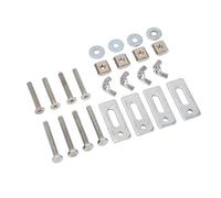 ZJchao T Track Clamp, T Track Hold Down Clamps M6 Nut Zinc Aluminum Alloy Clamp Clamps with 4 Pcs Hold Down for 3018 Series CNC Router