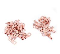 ZJchao Terminal Connectors 50Pcs, Terminals Wiring Connector, Cable Ends Sc6-6 Electrical Crimp