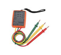 ZJchao Tester AC Trifasic SM852B 3 Phase Rotation Tester Portable Digital Meter for AC 60~600V with LED Indicators and Buzzer Functionality