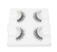 ZJchao Thick Gorgeous Magnetic False Eyelashes 4pcs for Girls Women Makeup Cosmetics Accessories (3D-01)