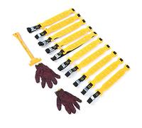 ZJchao Tire Chains, TPU Snow Chains For Car Tires with 10Pcs For Suv For Outdoor Winter Snow