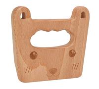 ZJchao Toddler Kitchen Tools, Kids Kitchen Knife Set Montessori Tools Kids Wooden Cutter Safe Vegetable Fruit Knife Toy for Toddlers (Cat)