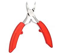 ZJchao Toe Nail Clippers Cuticle Scissors Pliers Pedicure Tool for Ingrown Toenail (Red)