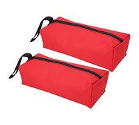 ZJchao Tool Bag, Polyester Small Tool Bag with Wristband Tote for Hair Products (Red)
