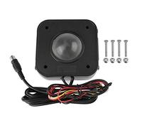 ZJchao Trackball, Illuminated 4.5cm Round LED Trackball Rollerball Wireless With PS/2 PCB Connector For