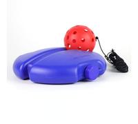 ZJchao Trainer, Single Player Trainer Tennis Trainer Rebound Ball with String for Beginner Youth (Red)