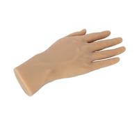 ZJchao Training Hand Practice Skin Artificial Hand Soft TPE Material Skin Texture for Practice Acupuncture Film Props (Right Hand)