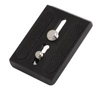 ZJchao Tripod Plate Camera Plate Tripod Head Plate with 1/4in 3/8in Thread Rubber Feet Non-Slip Shock Absorption for Sachtler FSB 10T 6T 8T DV2 DV4 DV6 DV8