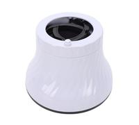 ZJchao Universal Hair Dryer Diffuser, Adjustable for 1.4 to 2.6 Inch Nozzles, 18 Vent Volumizing Diffuser for Curly Wavy Hair, Anti Frizz, Quick Drying, Travel Friendly (White)