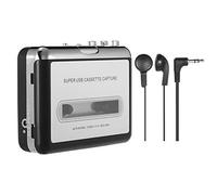 ZJchao USB Cassette to MP3 Converter HiFi Sound Quality Portable Music Player with Earphone Convert Cassette Tapes to Digital Files for Music Lovers and Nostalgic Listeners 11 X 8 X 3cm