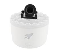 ZJchao USB Fragrance Diffuser Essential Oil Aromatherapy Machine with Color LED Light Cool Mist Humidifier Air Diffuser for Home Room (White)