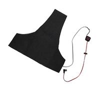 ZJchao USB Heating Pad Electric Heating Cloth Alloy Fiber Back Warmer 3 Temperature Adjustable Waterproof Washable Soft Sew-in for Winter Clothing 5V 2A 40x40cm