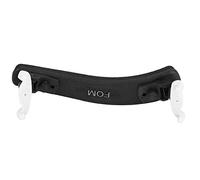 ZJchao Violin Shoulder Rest Support Pad Black Plastic & Sponge Adjustable Height Comfortable Non-Slip for 4/4 1/2 Size Violin Accessories (1/2 Violin Wolf-Proof Shoulder)