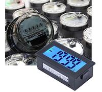 ZJchao Voltmeter Volt Meter YB5135DB DC Digital Voltmeter with LCD Display - Voltage Meter for AC100-240V Power Supply - High and Measurement Tool (DC0-20V)
