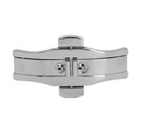 ZJchao Watch Band Deployment Clasp, Universal Stainless Steel Delicate Watch Replacement Wristwatch Straps Buckle Push Clasp, Replacment Stainless Steel Push Button Buckle Deployment Butterfly Clasp