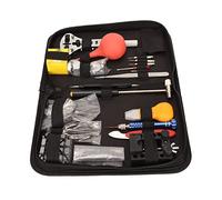 ZJchao Watch Repair Kit, Complete Professional Metal Watch Battery Replacement Tool Set for Cover Opening, Strap Adjustment with Magnifying Glass, Blow Ball for Dust Removal