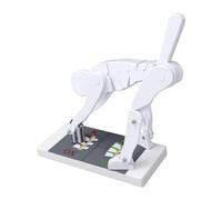 ZJchao Weight Lifting Demonstration Figure Model Body Bending Posture Demonstration Model with Base Stand for Teaching Spinal Biomechanics