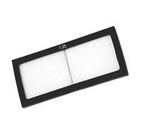 ZJchao Welding Glass Magnifier Lens Welder Magnifying Lens Eye Protecting Lens 0.75 1.25 1.75 2.25 Diopter Anti-Ultraviolet with 5x4cm Size for Arc Welding Cutting (1.25)
