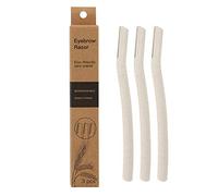 ZJchao Wheat Straw Eyebrow Barber Straight Vane/Wing Barber Straight Vane/Wing 3 Pack, Disposable Face Barber Straight Vane/Wing Barber Straight Vane/Wing for Women, Hair Removal Tool,