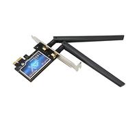 ZJchao WiFi Card 1800Mbps 6E Wireless WiFi 5.2 PCIe Network Card,2.4G 5.8G Dual Band Plug and Play Stable Fast PCIe Network for Desktop Chassis