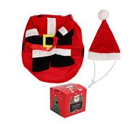 ZJchao Wild West Dog Costume, Pet Christmas Halloween Party Cosplay Outfit with Hat, for Small Medium Sized Dogs (L)