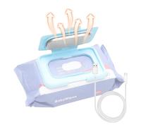 ZJchao Wipe Warmer, Wipes Dispenser Baby Wipe Warmer ABS 5V USB Baby with Low Power Consumption for Efficiency for Cold Weather (Blue)
