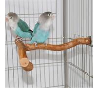 ZJchao Wood Bird Perch Stand, T Shaped Wood Bird Perch, Fun Grinding Chewing Exercising Relieve Boredom Wooden Parrot Stand,for Parrots,Small Parakeets Cockatiels, Macaws, Parrots