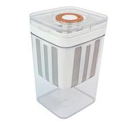 ZJchao Yogurt Strainer, Professional Whey Separator with Ultra Fine Filter for Creamy Yogurt, Coffee, Tea and Nut Milk, Food Safe Plastic, Time Recording Lid, 12.9oz (White)