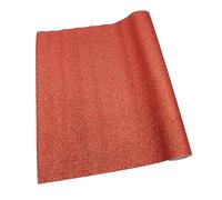 ZJCNHY Shimmer Fine Glitter Faux Leather Sheets Solid Color Synthetic Leather Fabric Roll For Earrings Hair Bows Pouches Bags. (Color : 3 red, Size : 50x140cm)