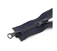 ZJCNHY Two Way Open Ended Zipper 2Pcs 80/90/100/120/150cm Double Silders Zipper Open-End Auto Lock Two-way Double Open Zip for Jacket DIY Sew (Color : Blue, Size : 120CM_5#)