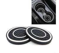 ZJCOZBH 2 PCS Car Cup Holder Coasters, for Dacia Spring Electric EV 2021-2024 Anti-Slip Shockproof Car Cup Holder Insert Car Drink Holder Pads Auto Interior Accessories,B